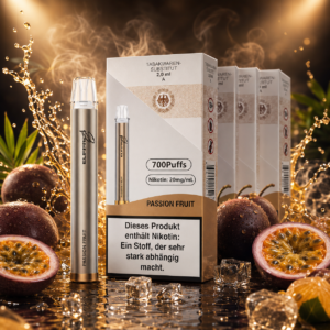 ELFFIR Passion Fruit 700 Puffs eldobható vape – maracujás íz, 20mg/mL nikotintartalommal