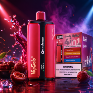 VapSolo Quads 4in1 Lemon lime 80000 Puff eldobható vape – 4 íz egy készülékben