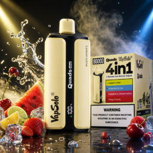 VapSolo Quads 4in1 Lemon Lime 80000 Puff eldobható vape – 4 frissítő íz egy készülékben