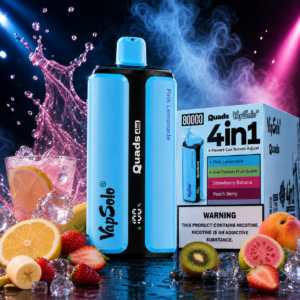 VapSolo Quads 4in1 Pink Lemonade 80000 Puff eldobható vape – 4 gyümölcsös íz egy készülékben