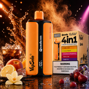 VapSolo Quads 4in1 Vanilla Cola 80000 Puff eldobható vape – váltogatható ízélmény egy készülékben