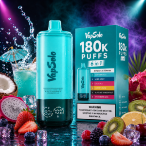 VapSolo 180K Puffs 6in1 San Francisco eldobható vape – 6 íz egy készülékben