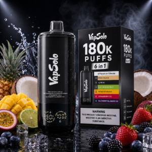 VapSolo 180K Puffs 6in1 Pina Colada eldobható vape – 6 íz egy készülékben