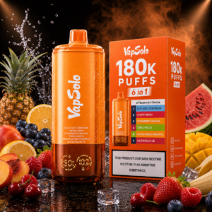 VapSolo 180K Puffs 6in1 Blue Razz Lemonade eldobható vape – 6 íz egy készülékben