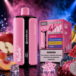 VapSolo Quads 4in1 Pink 80000 Puff eldobható vape – 4 frissítő íz egy készülékben
